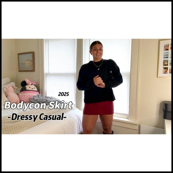 High Waisted Bodycon Mini Skirt with Side Zipper, Polyester Summer Casual - Picture 7 of 7